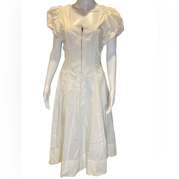 NWT Ulla Johnson Bone Malie Midi Dress - Picture 3 of 7